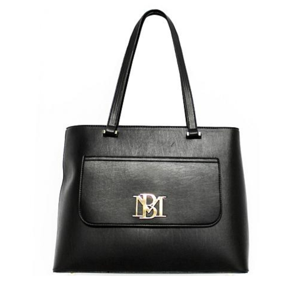Elegant Black Badgley Mischka Tote Bag